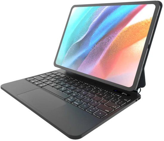 Fixed Typee keyboard case voor de Apple iPad Pro 11 (2025) M5 / (2024) M4 - QWERTY / NL - Zwart