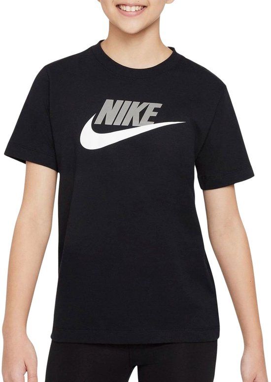 Nike Kinder T-shirt Fz5178-010 - Zwart - Maat 137/147