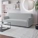 Italian Bed Linen Fashionable Bankhoes met volledige afdekking, lichtgrijs voor 3-zits