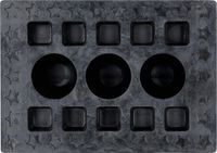 KS Tools Gummiauflage 47 für Hebebühnen, 140 x 100 x 60 mm - 160.0617
