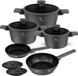 BerlingerHaus Set de casseroles Mat anthracite 7 pièces