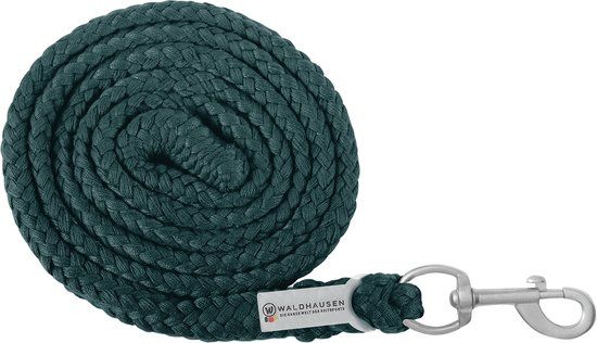 Waldhausen Halstertouw Plus met Karabijnhaak - Dennengroen - Paard