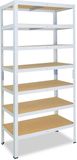 Shelfplaza HOME metalen stellingkast - 230x90x40 cm - wit - 7 planken
