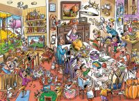 Cobble Hill Puzzle DoodleTown: Thanksgiving Togetherness - 1000 pièces