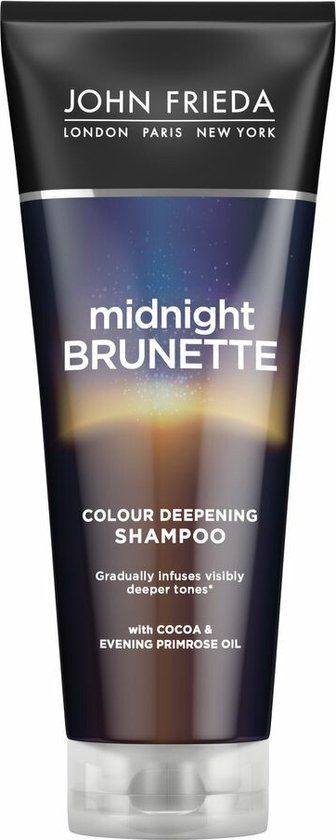 John Frieda Midnight Brunette Colour Deepening Shampoo 250ml
