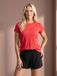 Sjeng Sport SOMMER T-shirt Femme - T-shirt Tennis Femme - Watermelon - Taille : M