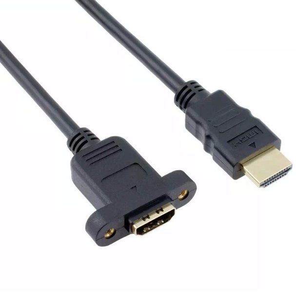 Coretek HDMI m - HDMI v inbouw adapter - versie 1.4 4K 30Hz - 0 50 meter