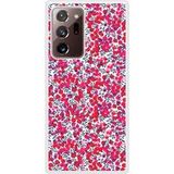 Samsung Galaxy Note Liberty wiltshire rouge verstevigd hoesje met sublimatie bedrukking