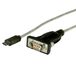 Roline USB - Seriële Converter kabel, type C - RS232, zwart, 1,8 m