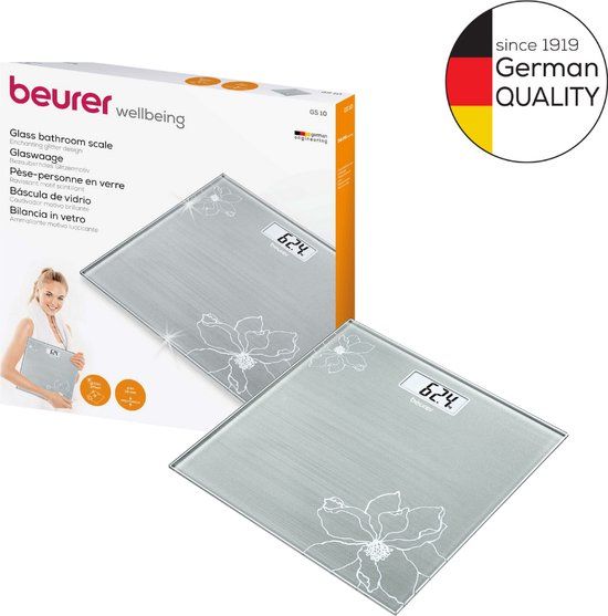 Beurer GS 10 Personenweegschaal - Digitaal - Glitter Grijs