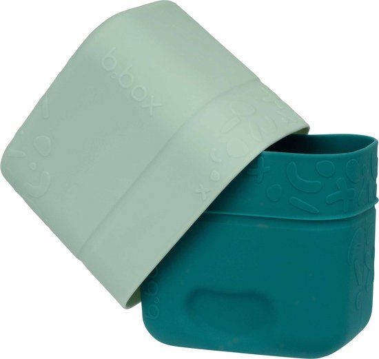 b.box Silicone Snackbeker | Herbruikbare Opbergcontainer voor Maaltijdbereiding | Past in b.box Lunchbox | Oven-, Magnetron-, Vriezer- & Vaatwasserbestendig