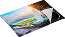 Chefcare Inductie Beschermer Waterval van een Klif bij Zonsondergang - 75x50 cm - Multicolor