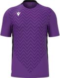 Macron Scorpio Keepershirt Korte Mouw Kinderen - Paars / Zwart
