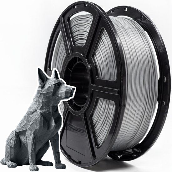 3D&Print PLA Filament 1.75mm - 1 KG - Zilver