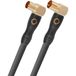 OEHLBACH Transmission Shift HD antennekabel gebogen, 90 graden (Made in Germany, 4K UltraHD coaxkabel voor tv, radio, kabeltelevisie, HDTV, 4-voudige afscherming), 1 m, antraciet