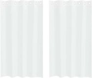 vidaXL - Voile Gordijn - 2 stuks - Wit - 175 x 140 cm - Polyester