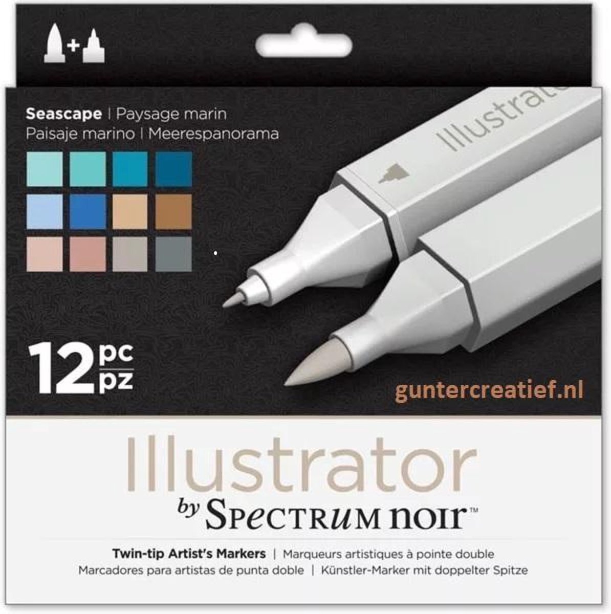 Spectrum Noir Illustrator (12PC) - Seascape