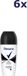 Rexona 6x Deo Roller Invisible Black White 50ml