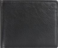 Esquire Eco Portemonnee Leer 11 cm - Mannen - Horizontaal - Zwart