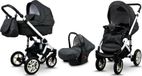 BabyLux Sky Lark poussette 3 en 1 Noir Flex
