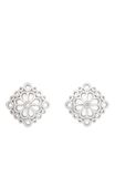 Kate Spade New York Spade Oorstekers met kanten bloemenmotief