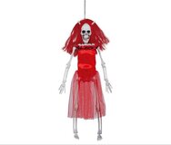 Fiestas Horror - Duivel Vrouw Skelet Pop - 40cm - Halloween Decoratie