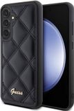 Guess Quilted Back Case - Geschikt voor Samsung Galaxy S23 FE - Zwart