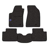 Vloermatten BMW Vloermatten set voor BMW X5 E53 bouwjaar 2000 tot 2007 in auto tapijt Made in Italy grijs met logo