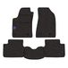 Vloermatten BMW Vloermatten set voor BMW X5 E53 bouwjaar 2000 tot 2007 in auto tapijt Made in Italy grijs met logo