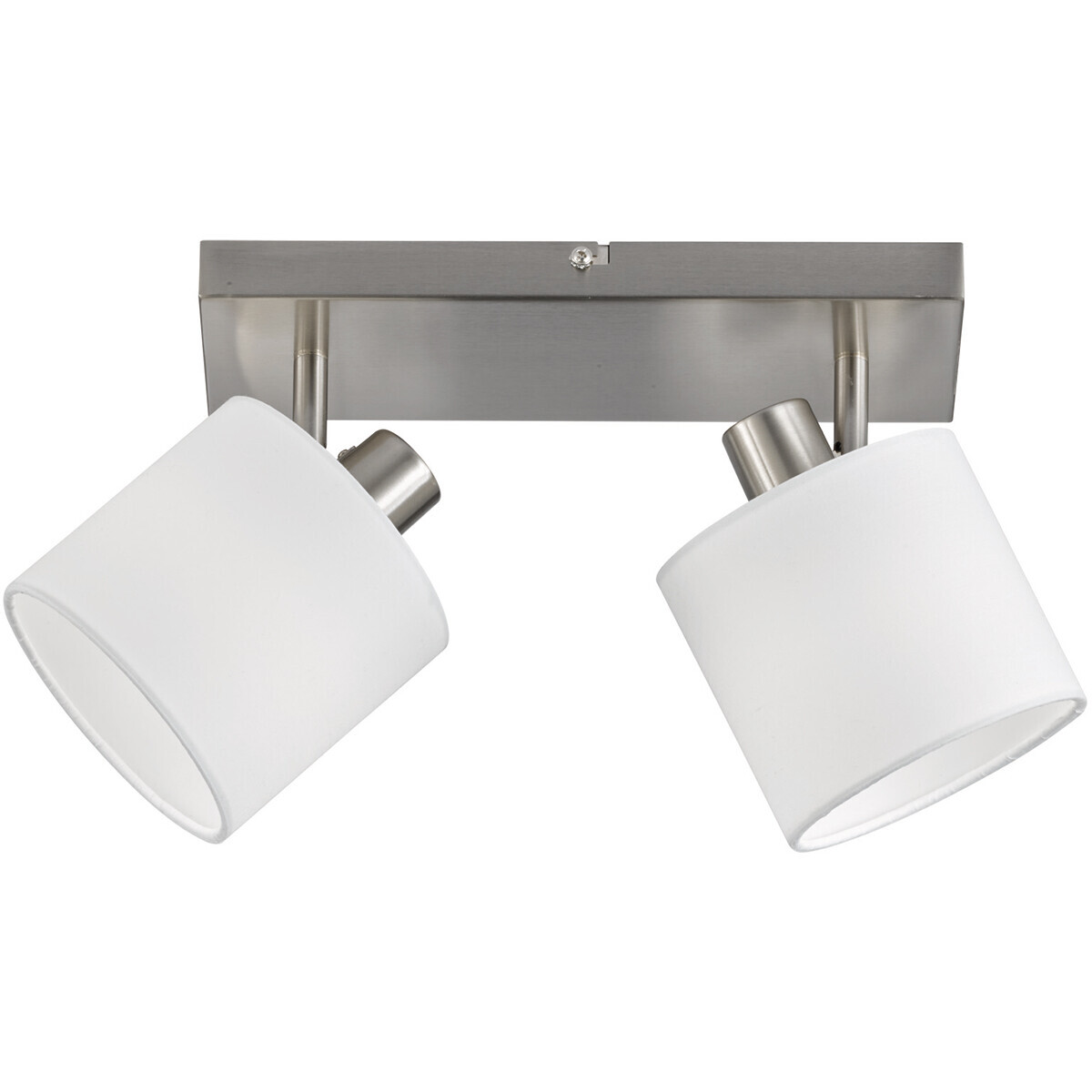 BES LED LED Plafondspot - Trion Torry - E14 Fitting - 2-lichts - Rond - Mat Nikkel - Aluminium