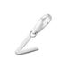 Giorgio Martello Milano Giorgio Martello Letter V Charm | Gerhodineerd Sterling Zilver (925) | Unisex Volwassenen
