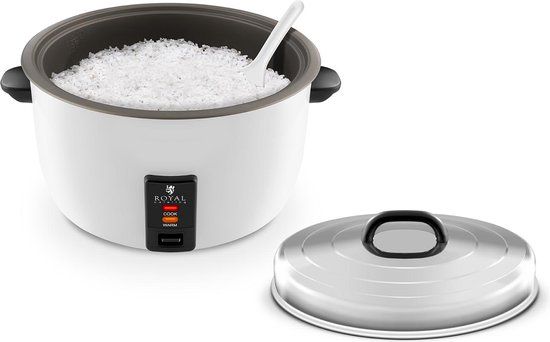 Royal Catering Rijstkoker - 23 liter - Zilver