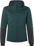 VAUDE Women's Qimsa Hooded Softshell Jacket, deep pond, L