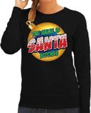 Bellatio Decorations Shoppartners Bv Foute kersttrui / sweater The name is Santa bitches zwart voor dames - kerstkleding / christmas outfit M