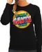 Bellatio Decorations Shoppartners Bv Foute kersttrui / sweater The name is Santa bitches zwart voor dames - kerstkleding / christmas outfit M