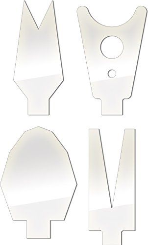 Lumenman Blade Set van 4 Special - ISO System Light Blade, zaklamp acryl opzetstuk transparant