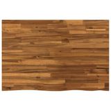 vidaXL - Tafelblad - Glas - Naturel - 90 x 60 x 3 cm