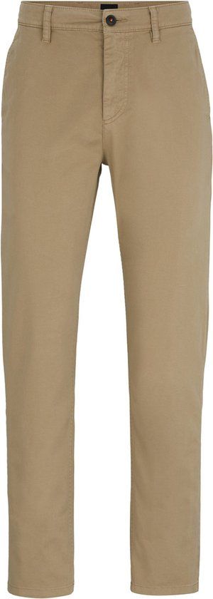 BOSS Satin Chino - Beige - Men - W32/L32 - Slim-fit