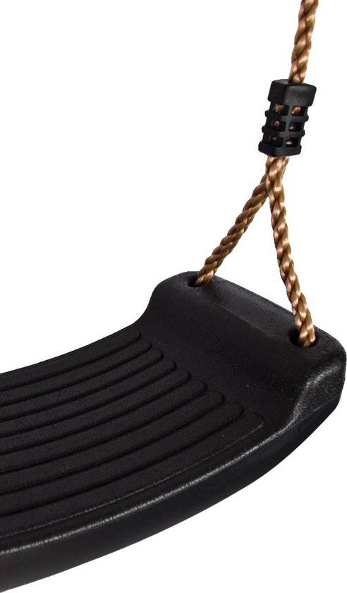 Kunststof Schommelzitje Zwart - Peuterschommel - 3-12 Jaar