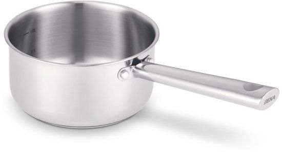 Beka Cicla Sauspan - Ø 16 cm - Gerecycleerd RVS - Steelpan inox - PFAS-vrij - Geschikt voor inductie