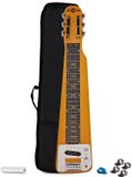 Gear4music Lap Steel Guitar Starter Kit, Gold