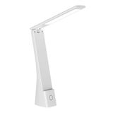 EGLO La Seca Lampe de bureau LED sans fil à intensité variable | Lampe de bureau rechargeable par USB, plastique blanc, blanc chaud/blanc froid