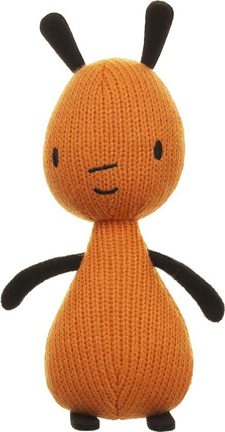 Bing Flop Knuffel - Oranje/Zwart - 17cm