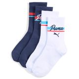 PUMA Klassieke sokken, Blauw/Wit, Maat 39-42