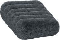 vidaXL Kussensloop 6 pcs heerlen antracietkleurig katoensatijn 15 x 40 cm