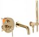 Briso GALLIA - Luxe Inbouw Badkraan - Goud