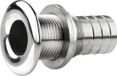 VETUS passe-coque en acier inoxydable avec raccord de tuyau ¾" x 75 mm