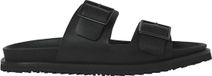 JACK&JONES JFWVENICE LEATHER SANDAL Heren Platte sandalen Zwart Leer Gesp 43