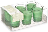 Arte regal Bougies parfumées - Jasmijn - Vert - 6 pièces