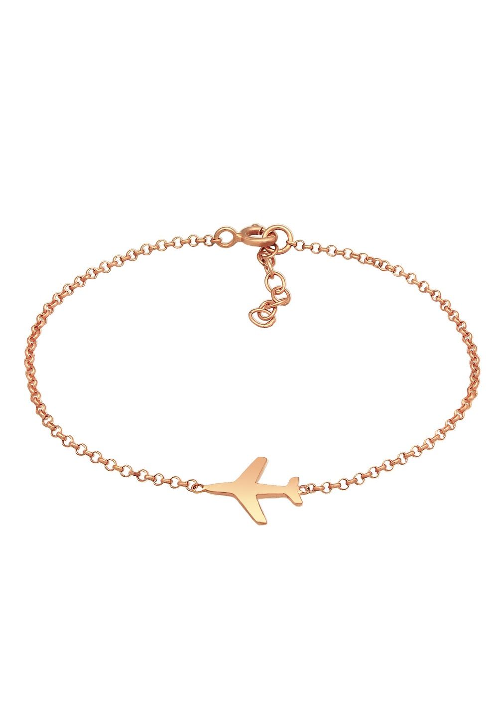 Elli Armband Dames Vliegtuig Travel Reis Filigraan in 925 Sterling Zilver Armbanden